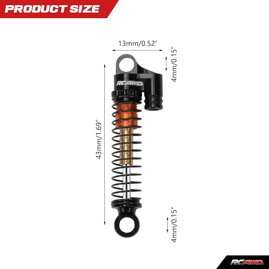 Amazon.com: RCAWD RC Shocks Parts for FMS EAZYRC ROC HOBBY